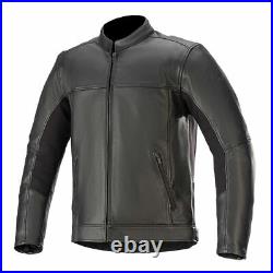 Alpinestars Topanga Cuir Classique Veste Moto Noir