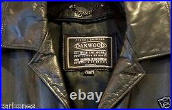 Authentique belle Veste en Cuir OAKWOOD blouson neuf XL noir homme perfecto new