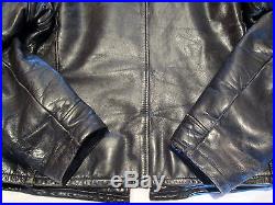 Blouson Cuir Schott 602 Police Us Veste Droite 46 Us Leather Jacket Lederjacke