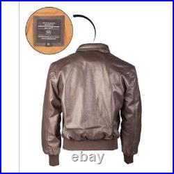 BLOUSON CUIR US TYPE A2 (miltec)