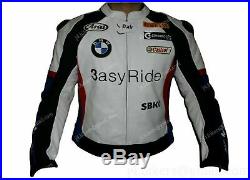 BMW 3asy Ride Veste en Cuir Motard Veste en Cuir de Moto Veste de Motard en Cuir