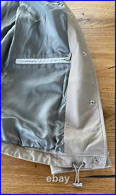 BRUNELLO CUCINELLI Perforated Leather Safari Jacket Blouson Caban Haut Veste M