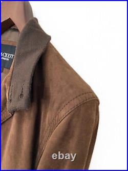 Blouson CUIR HACKETT Neuf Taille S Marron