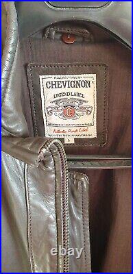 Blouson Cuir Chevignon Legend Label marron Taille L