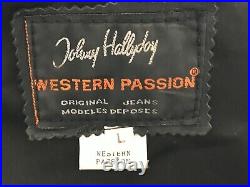 Blouson Cuir Collector Johnny Halliday Western Passion (Porté par Johnny)