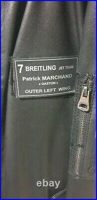 Blouson Cuir Du Breitling Jet Team