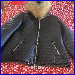 Blouson Cuir Fourrure OAKWOOD