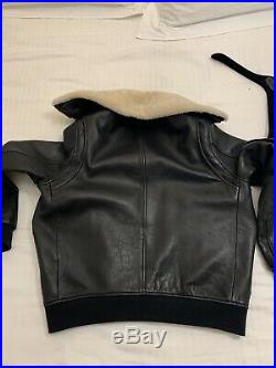 Blouson Cuir Homme Leather Jacket The Kooples M /48