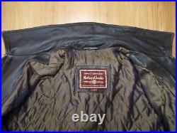 Blouson Cuir Marron Vintage Marlboro Classics, Taille XL (voir L)