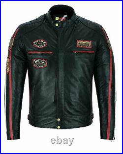 Blouson Moto Cuir Homme, Veste Moto, Blouson Moto, Biker Jacket, Retro Vintage