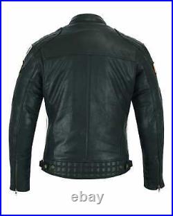 Blouson Moto Cuir Homme, Veste Moto, Blouson Moto, Biker Jacket, Retro Vintage