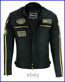 Blouson Moto Cuir Homme, Veste Moto, Blouson Moto, Biker Jacket, Vintage