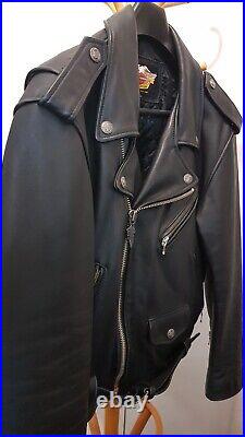 Blouson Perfecto Harley-Davidson en cuir XL Rare/Collector