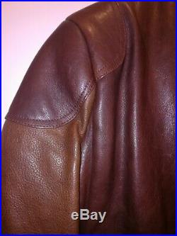 Blouson Veste Acne Mabel Studio Leather Jacket Cuir Veau Woman FR 36, IT40, UK8