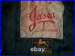 Blouson américain vintage US 50's Leather Jacket 1950 Horsehide Perfecto