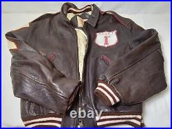 Blouson cuir Chevignon Expression vintage taille L made in france