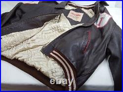 Blouson cuir Chevignon Expression vintage taille L made in france