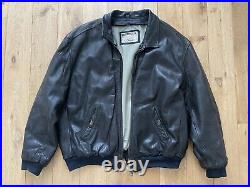 Blouson cuir Chevignon vintage XXL