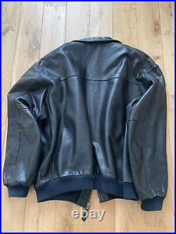 Blouson cuir Chevignon vintage XXL