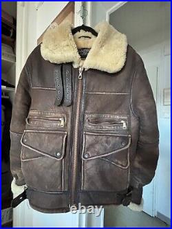 Blouson cuir aviateur homme