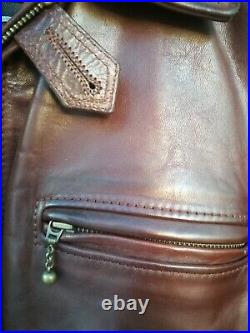 Blouson cuir de cheval horsehide Aero Leather