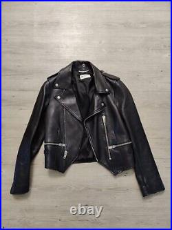 Blouson cuir femme Saint Laurent