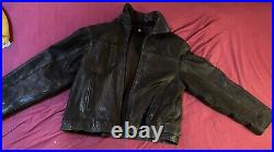 Blouson cuir jacket taille 44 homme Yankee & Co USA