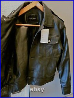 Blouson cuir leather Jacket leather lined leder deluxe