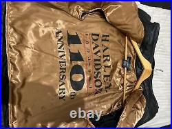 Blouson cuir moto harley davidson homme XL modèle 110th anniversary 1903 2013