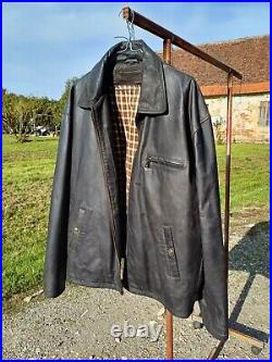 Blouson de Cuir Edmond Buffle Nubuk XXL