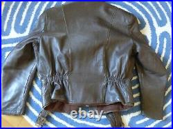 Blouson de moto français 1950 Vintage leather Jacket Perfecto