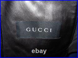 Blouson en cuir Gucci (Tom Ford) taille 48 (café racer)