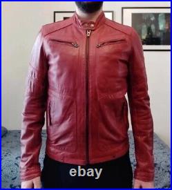 Blouson en cuir d'agneau Redskins (taille M)