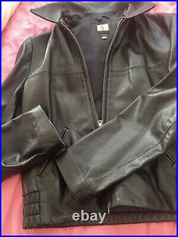 Blouson en cuir femme