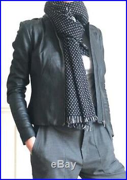 Blouson veste CLAUDIE PIERLOT en cuir neuf avec etiquette manteau