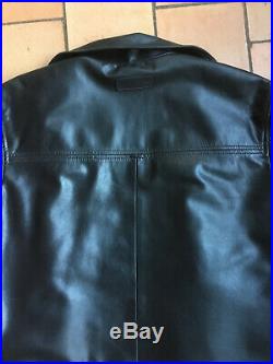 Blouson veste Marlboro Classic cuir de vachette taille L made in Italie