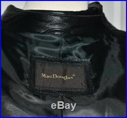 Blouson veste courte MAC DOUGLAS cuir d'agneau fin et léger neuf avec étiquette