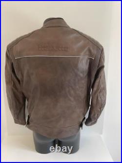 Blouson veste pour moto Homme Nexone Cuir Giorgio Marron Taille XXL homologué CE