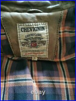 Chevignon Legend blouson cuir marron xl/L