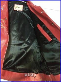 Chevignon Rare Veste Blouson Cuir Veritable Vintage Che 1990 Leather Jacket