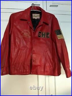 Chevignon Rare Veste Blouson Cuir Veritable Vintage Che 1990 Leather Jacket
