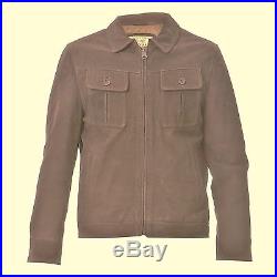 Cuir Marlboro Classics Mcs Blouson Veste Homme 52 54 XL Marron Leather Jacket