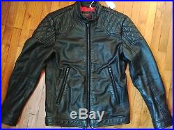DIESEL LALETA Size XS Cuir Leather Jacket Blouson Jacke Biker Lederjacke Veste