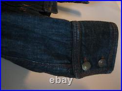 DSQUARED2 blouson jeans/cuir marron valeur550 T38
