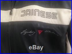 Dainese legendary blouson veste homme cuir moto T50 doub + protect amovibles