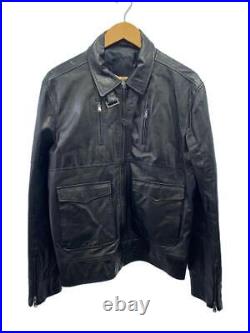 David Mayer Naman / Veste Cuir/Blouson / XL / Cuir / Blk/ Utilisé