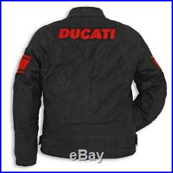 Ducati Veste en Cuir Hommes Classic C2 Noir Blouson Moto Neuf