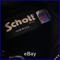 Flight jacket Schott 184SM T. 44 USA veste cuir blouson A2