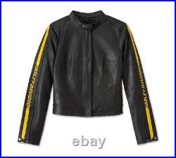 Harley-Davidson Femmes Rose Racer Veste en Cuir 97029-24VW