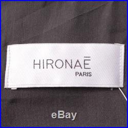 Hironae PARIS VESTE EN CUIR gr. XS gris veste femme blouson motard veste en cuir